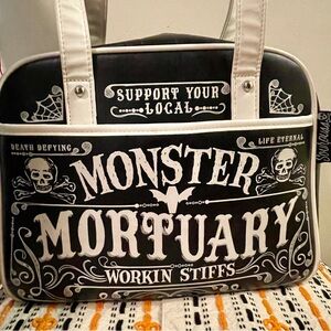 Monster Mortuary Sourpuss Bowler bag
